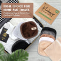 Orighty Makeup Remover Cloths 7-Day Set, Premium & Reusable Makeup Remover Pads, Erase Make-Up with Just Water, Make-Up Set for Eyes, Lips,