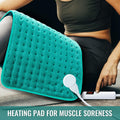 Electric Heating Pads for Back Neck Shoulder Pain Relief, Gifts for Women, Men, Mom, Dad, Christmas, Mothers Day, Fathers Day with Auto Shut off &