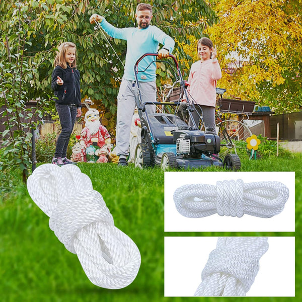 Adefol Recoil Starter Rope 4.8-Meter Pull Cord for Honda GX100 GX120 GX160 GX200 5.5HP 6.5HP Lawn Mower Chainsaw Trimmer Edger Brush Cutter Engine