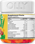 OLLY Kids Multivitamin Gummy Worms, Overall Health and Immune Support, Vitamins and Minerals A, C, D, E, Bs and Zinc, Chewable Supplement, Sour