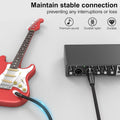 HOSONGIN XLR Female to 1/4 TRS Male Balanced Cable, 6.35Mm Balanced Stereo Jack Cable with 3-Pin Connector, Nylon Braided for Live Sound,