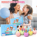 Bath Bombs for Kids with Surprise inside for Girls Boys Toddlers Organic Kids Bath Bombs with Toys inside Ideal Birthday Christmas Gift Set