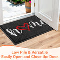 Door Mat Home Welcome Mats Outdoor and Indoor, Heavy-Duty Low-Profile Non-Slip Front Welcome Mat for Home Entrance, outside Entry, Yard, Floor,