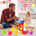 Baby Toys for 1 Year Old Boy Girl Gift Musical Train Baby Toys 6-12 12-18 Months,Early Educational Learning Montessori Kids Toys with Blocks/Light