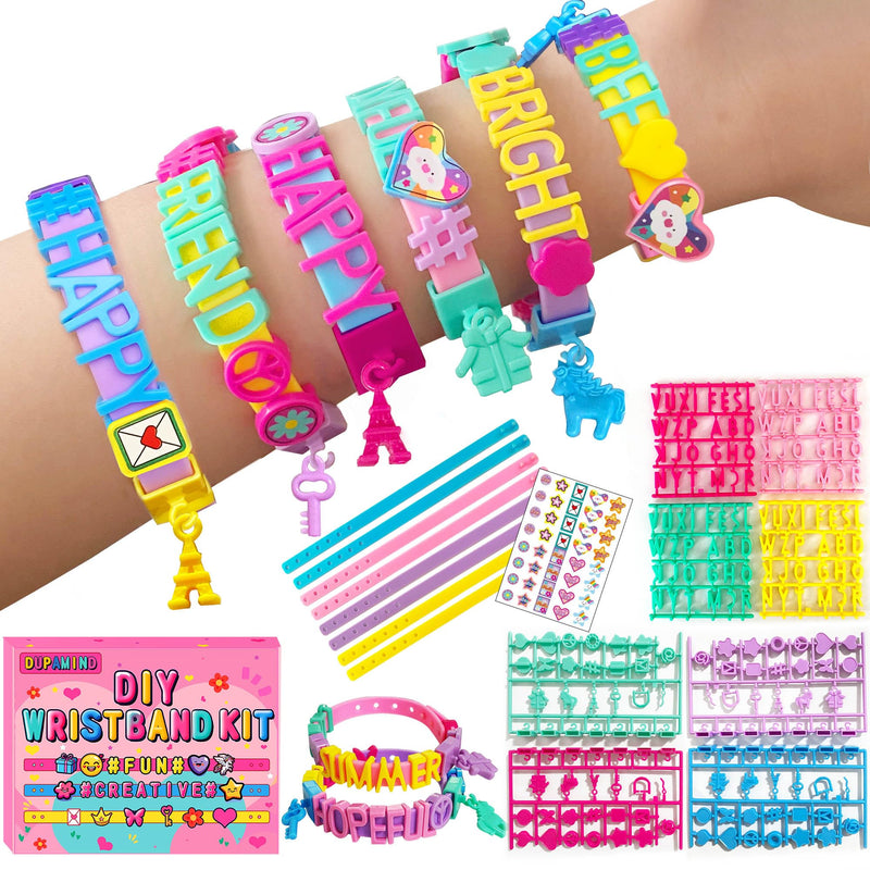 Art & Craft Kits for Kids, DIY Friendship Bracelet Making Kit for Girls, Jewelry Making with Charm & Stickers, Birthday Gifts for Ages 5-12, Toys