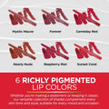 Mirabella Velvet Matte Lip Crayon - Long Lasting Lipstick Crayon & Lip Liner - Retractable, Highly Pigmented Lip Tint & Moisturizing Antioxidant