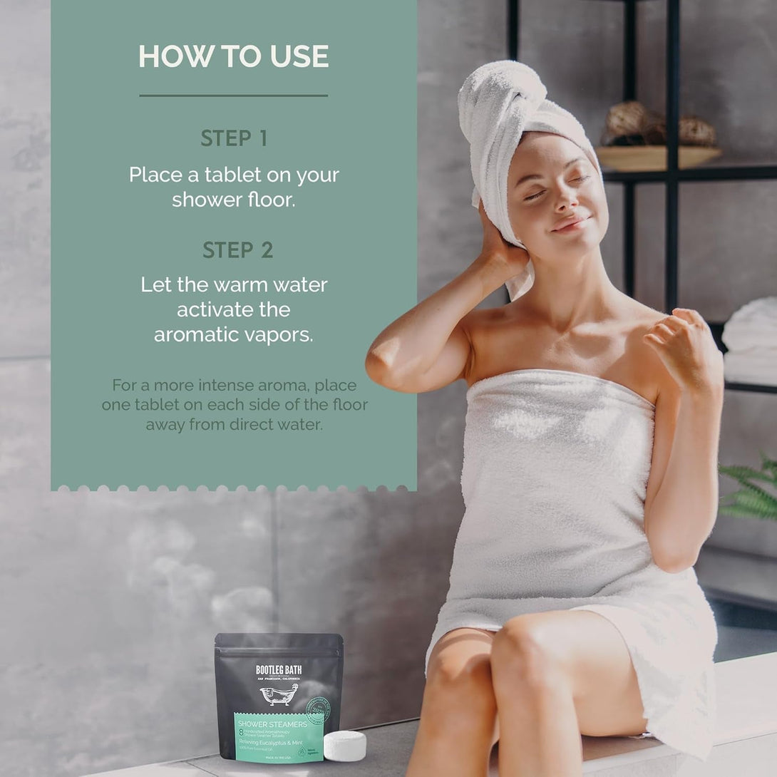 Shower Steamers Aromatherapy 8 Pack, Eucalyptus Shower Bombs, Mother' Day Gift, Mother'S Day Gift, 100% Pure Essential Oil, All Natural, for Men and Women, Made in USA