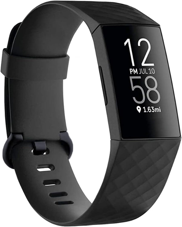 Replacement Bands Compatible with Fitbit Charge 4 / Charge 3, Silicone Fitness Sport Wristbands for Women Men Small Large