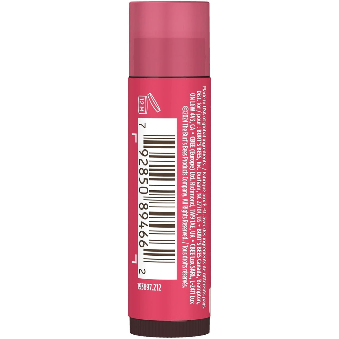 Burt'S Bees Lip Tint Balm with Long Lasting 2 in 1 Duo Tinted Balm Formula, Color Infused with Deeply Hydrating Shea Butter for a Natural Looking Buildable Finish, Petal Rose (2-Pack)