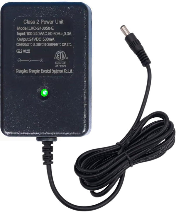 24V Charger for Ride on Car, 24 Volt Kids Battery Charger with Charging Indicator Light for Baby Carriage Ride Toy, 500Ma Supply Power Adapter