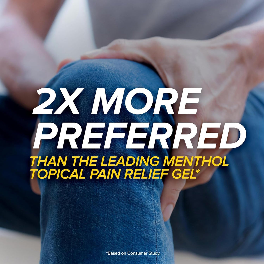 Alevex Topical Pain Relief Lotion with Rollerball Applicator - Long Lasting Arthritis and Muscle Pain Relief, 2.5 Oz