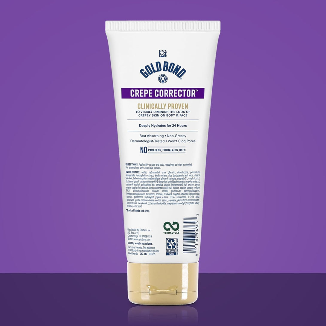 Gold Bond Age Renew Crepe Corrector Body Lotion, Replenishing & Smoothing Formula, 8 Oz.