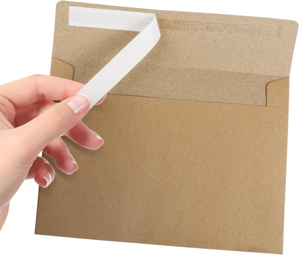 50Pcs Packed Kraft Envelopes,A4Envelopes, Printable Invitation Envelopes,4X6 Envelopes, Suitable for Weddings, Invitations, Photos, Postcards, Greeting Cards, Mailings