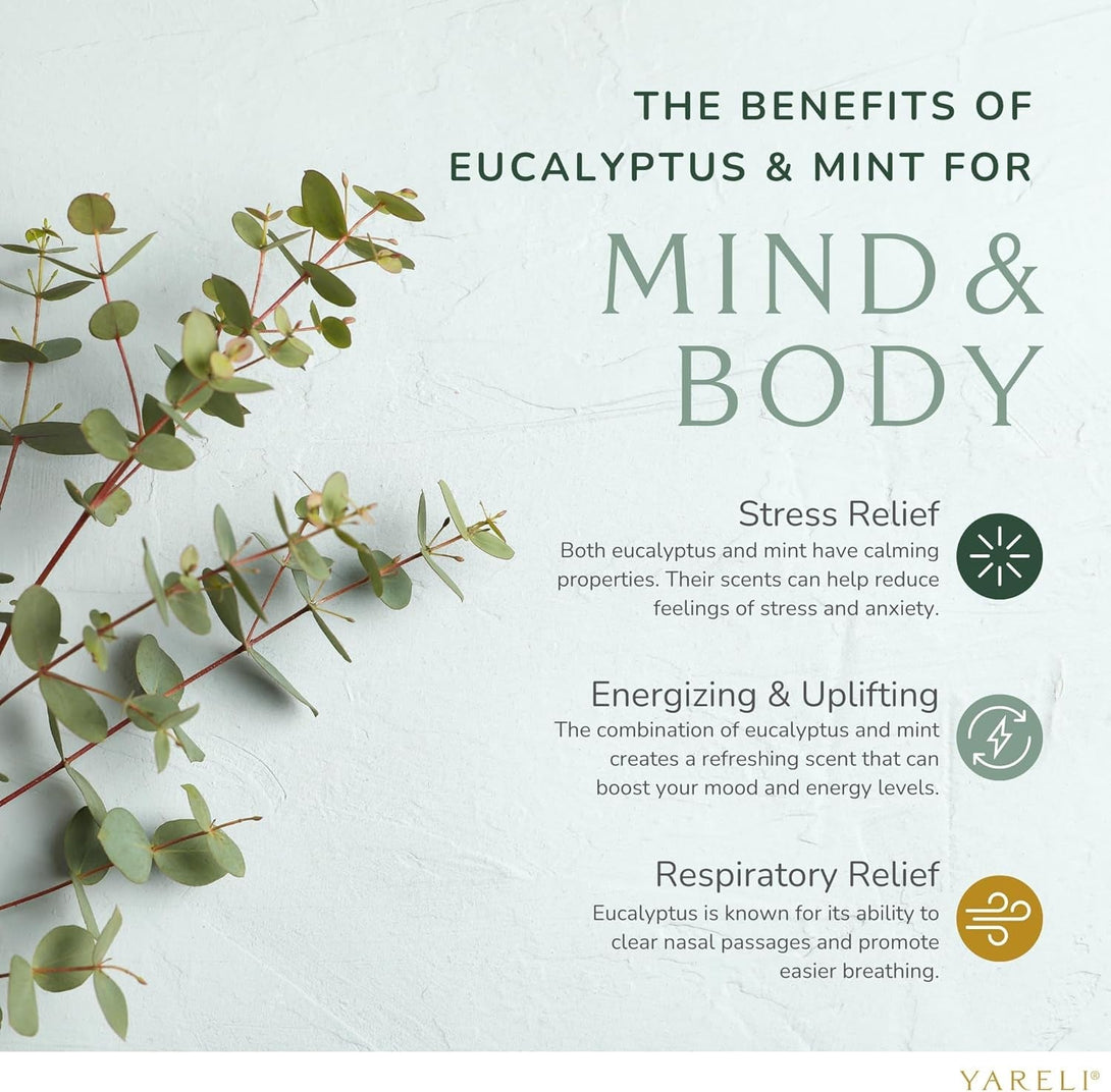Shower Steamers Aromatherapy, 12 Pack, for Women and Men - Sinus Relief and Self Care Birthday and Relaxation Spa Gift - Eucalyptus Mint