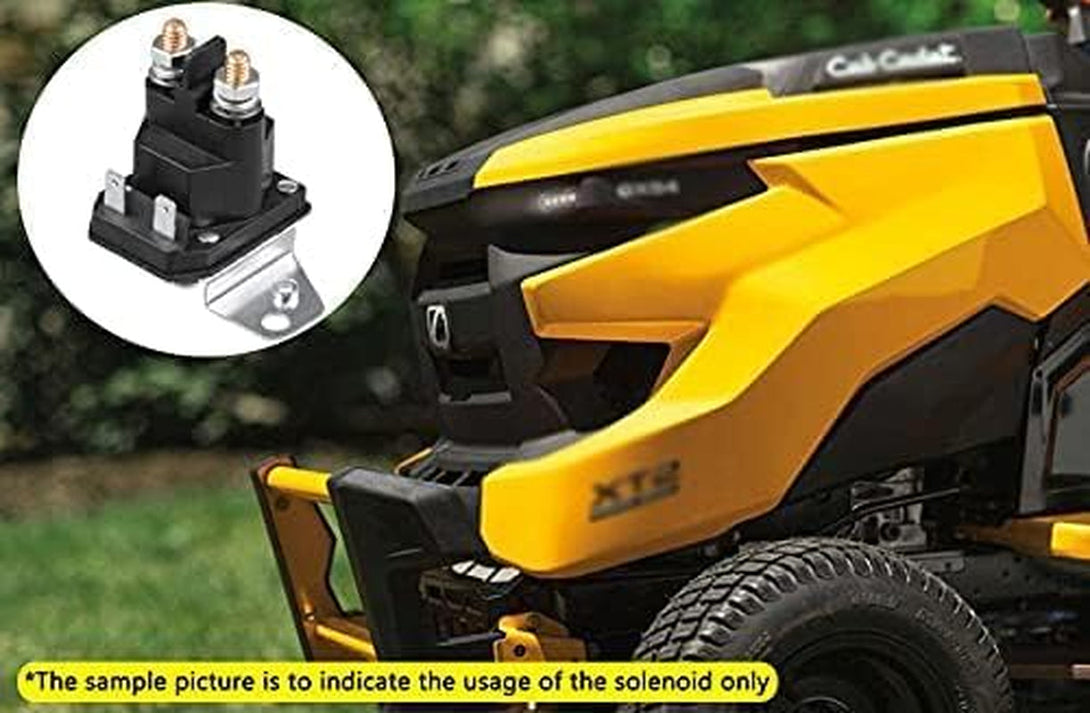 725-06153A Solenoid Compatible with Cub Cadet XT1 Lawn Mower - Starter Solenoid 12V Fit for MTD Troy Bilt Cub Cadet XT2 ZT1 RZT Tractor and Craftsman Zero Turn Ride Mower, Replace 725-06153