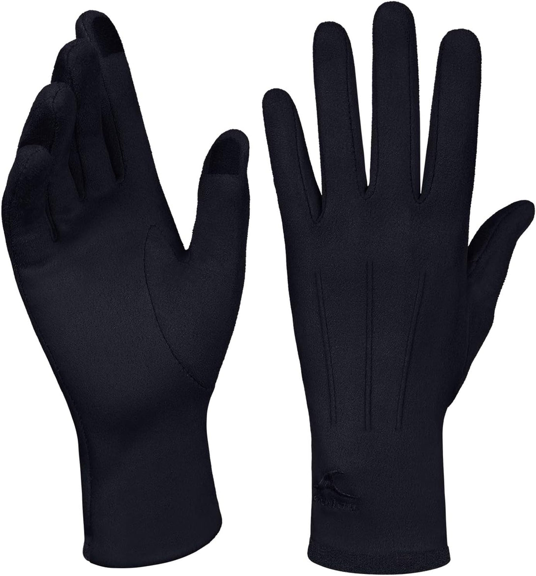 Achiou Women Winter Touchscreen Gloves Soft Comfortable Thermal Elastic Stretch Texting Glove for Traveling, Cycling, Running