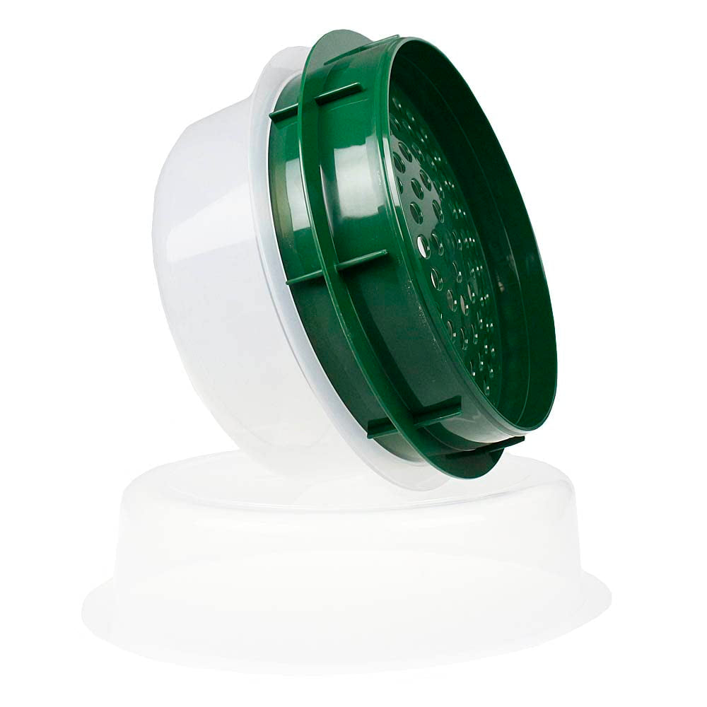 LEM Products Batter Bowl, Translucent and Green