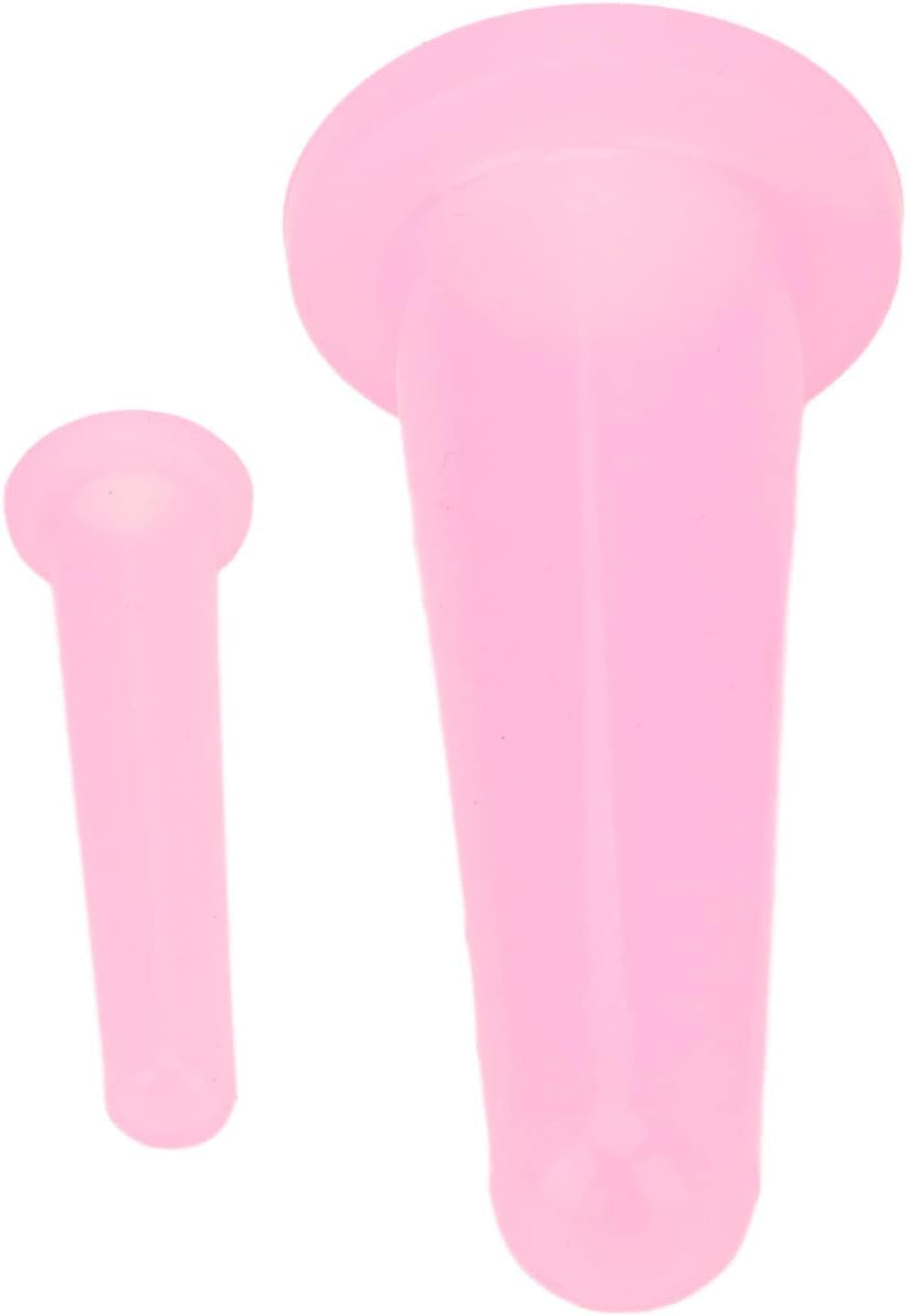 2Pcs Pink Cupping Set,Mini Silicone Face Cupping Set Vacuum Suction Massage for Adults,Body and Face,Anti Wrinkle,Promotes Sleep Health Care Health and Household， Cups anti Cup Facial Cupping Set