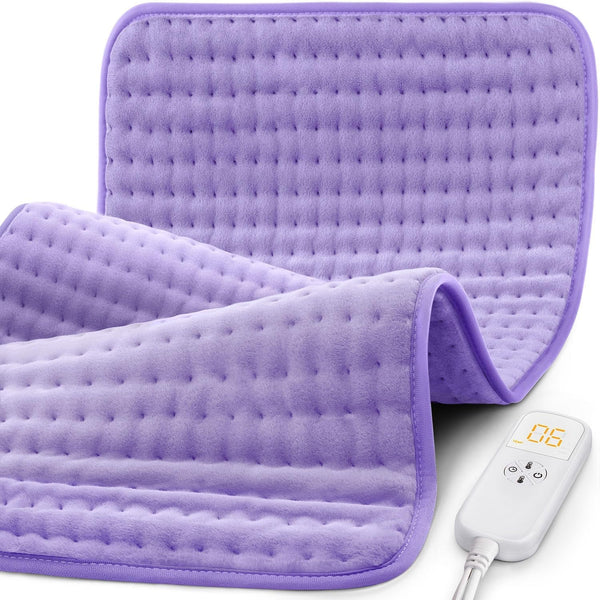 17"X33" Heating Pad for Back Pain Relief, Electric Heating Pads for Neck/Shoulder/Muscle Pain, Auto Off, 6 Heat Settings - Mothers Day Christmas Gifts for Women Mom Sister Wife Grandma