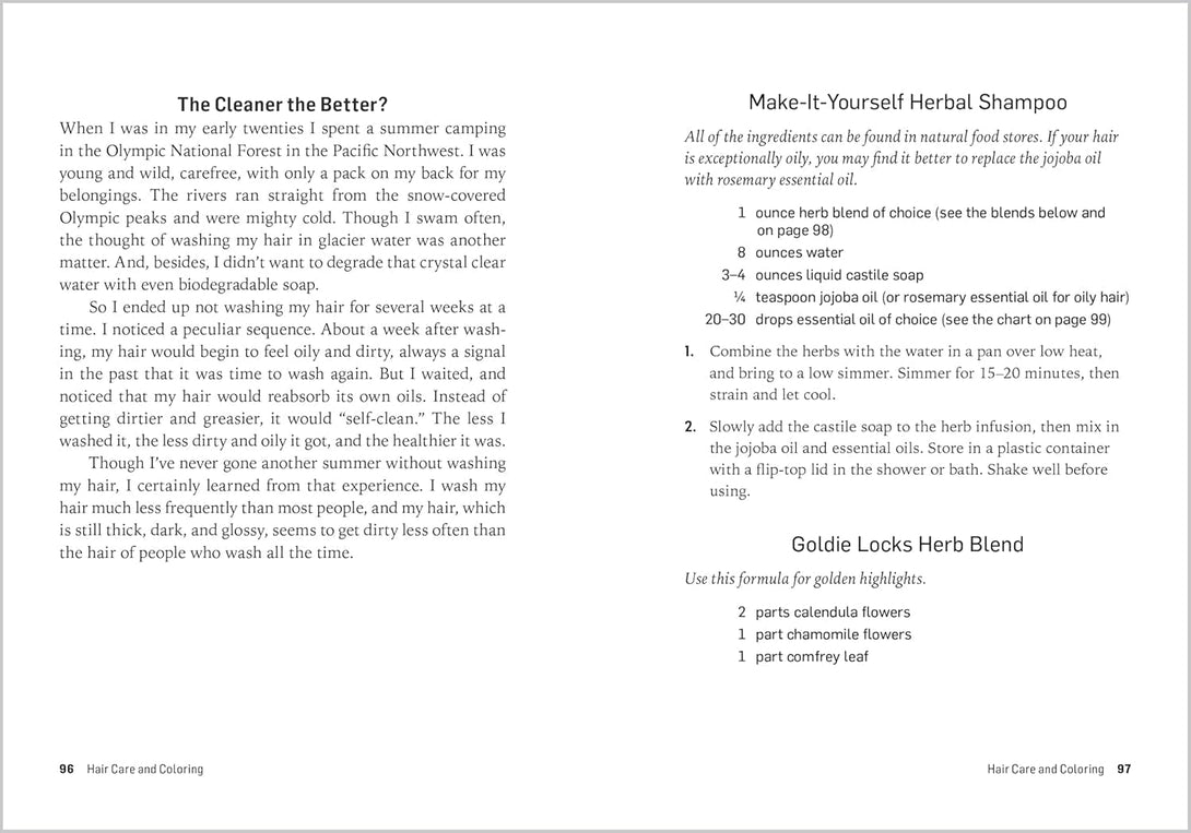 Herbs for Natural Beauty: Create Your Own Herbal Shampoos, Cleansers, Creams, Bath Blends, and More. a Storey BASICS® Title