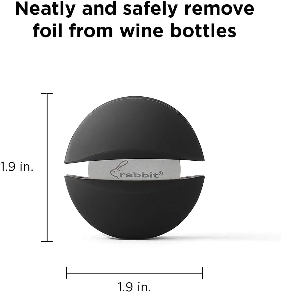 Rabbit Wine Bottle Foil Cutter (Black), 1 EA - W6113
