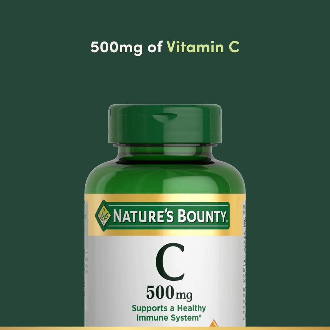 Nature'S Bounty Vitamin C, Supports a Healthy Immune System, Vitamin Supplement, 500Mg, 250 Tablets