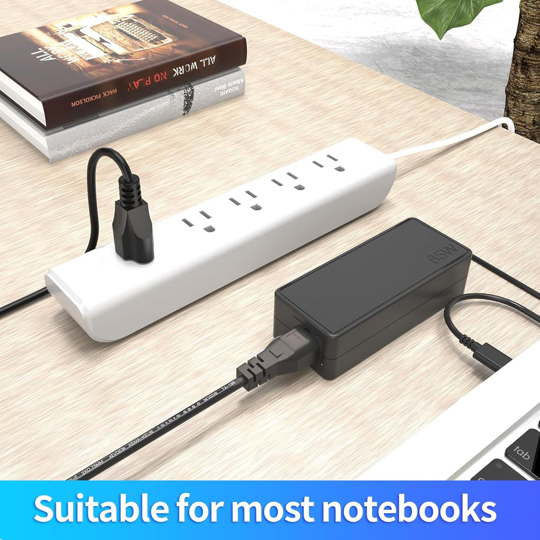 Computer Power Cord - 4FT, 3 Pack 3 Prong AC Power Cable Made for Dell, Samsung, LG, Sony & More Computer Monitors - NEMA 5-15P to IEC60320 C13, Reliable Power Supply for Monitors