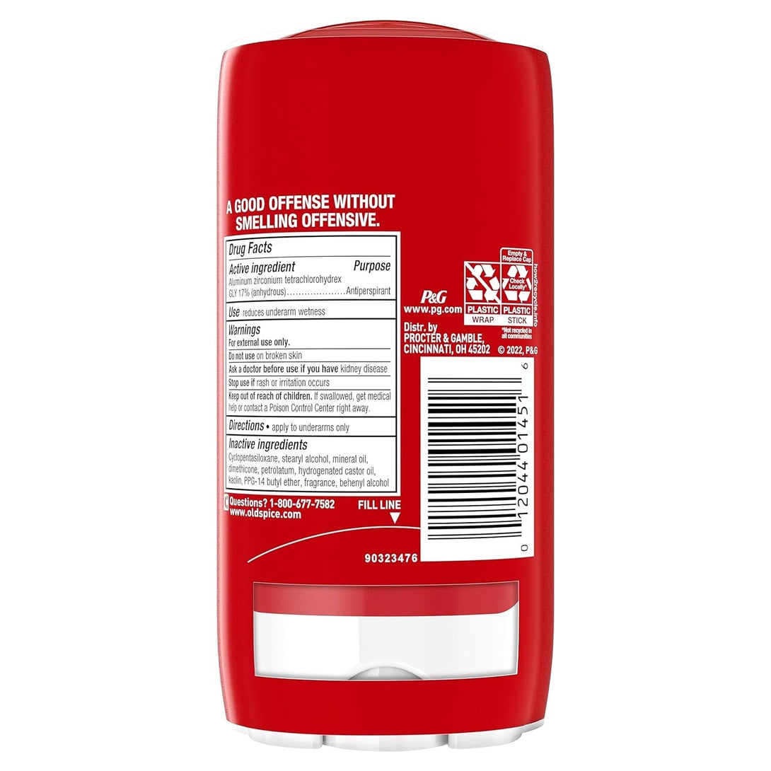 Old Spice Aluminum Free Antiperspirant Deodorant for Men, High Endurance, 24/7 Sweat Defense & Odor Protection, 24/7 Freshness & Lasting Scent, Pure Sport Scent, 3.0 Oz (Pack of 2)