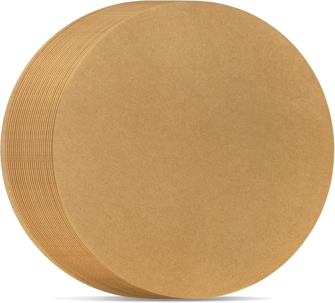 9 Inch Parchment Paper Rounds, 100PCS Unbleached round Parchment Paper 9 Inch for Baking, Precut Parchment Rounds for round Cake Pans 9 Inch,Round Baking Sheets,Springform Pan,Bamboo Steamer
