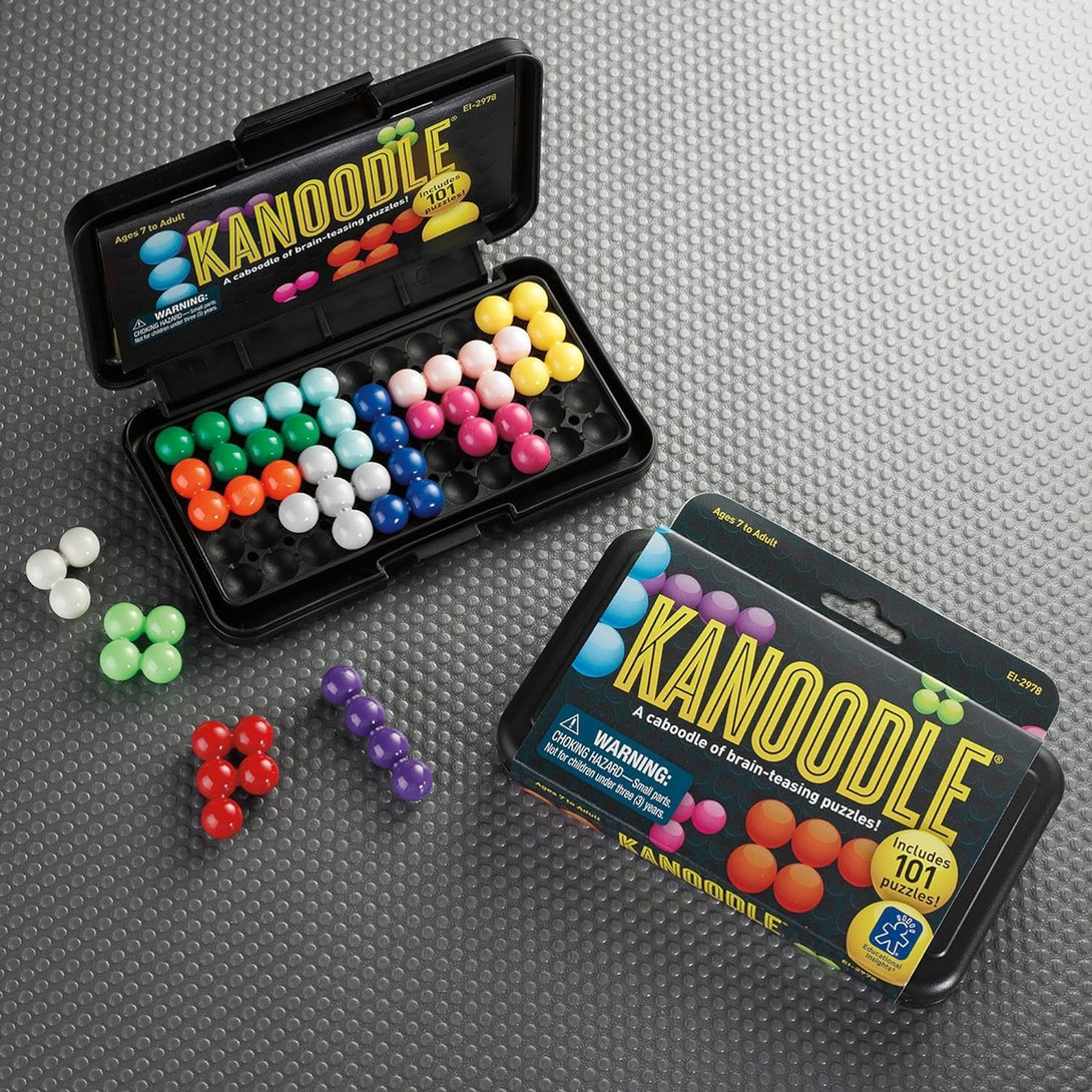 Educational Insights Kanoodle 3D Brain Teaser Puzzle Game, Featuring 200 Challenges, Easter Basket Stuffers for Kids, Gift for Ages 7+