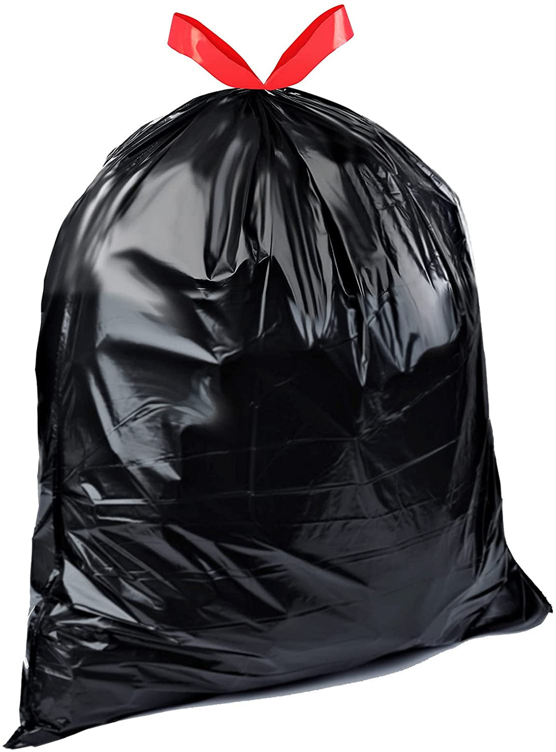 Amazon Basics Lawn & Leaf Drawstring Trash Bags, 39 Gallon, 40 Count