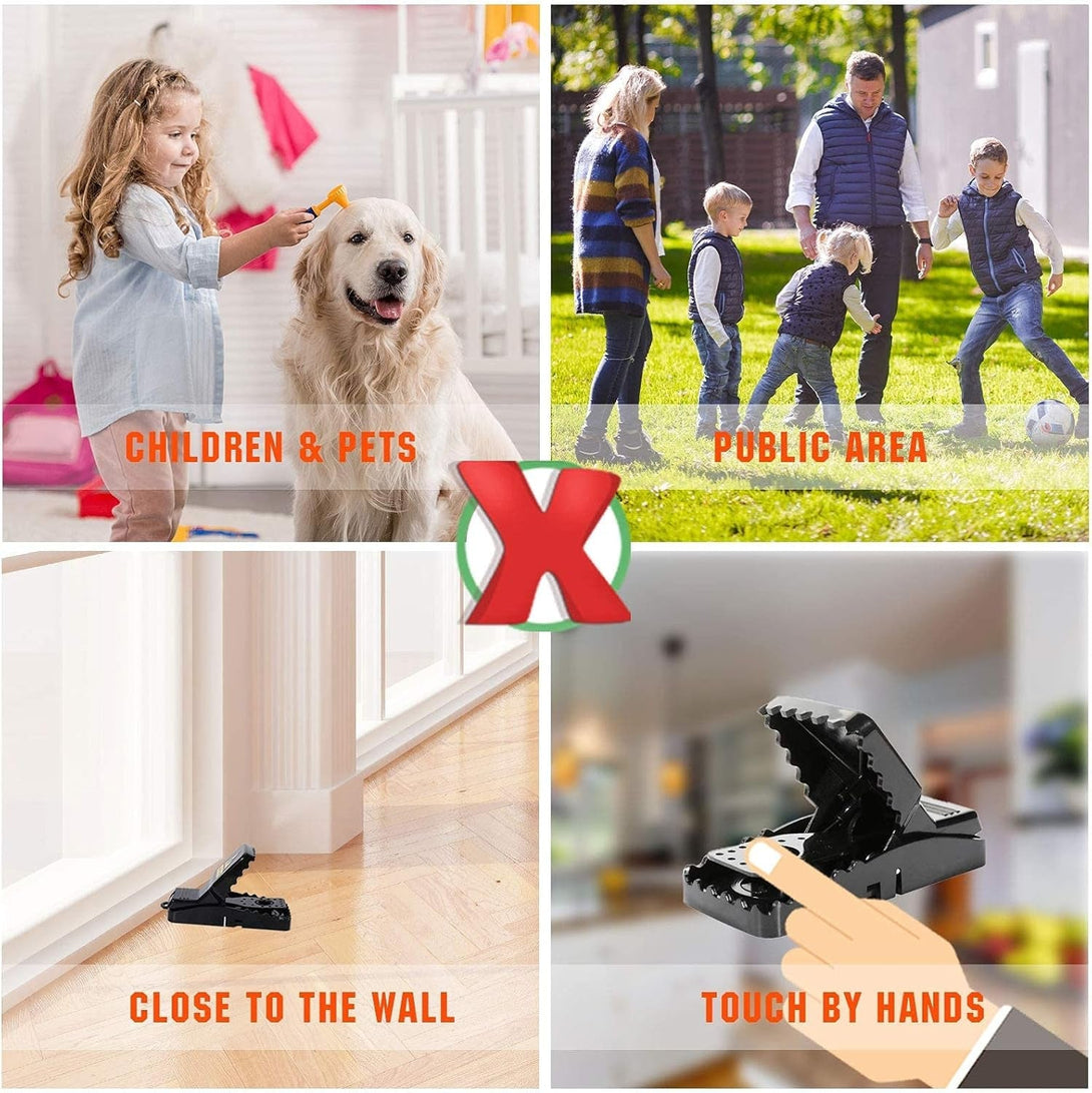 20 Pack Mouse Traps Indoor for Home,Mice Traps for House,Reusable Mouse Trap That Work,Small Mice Catchers for Home Indoor, Quick Set Mousetraps Effective
