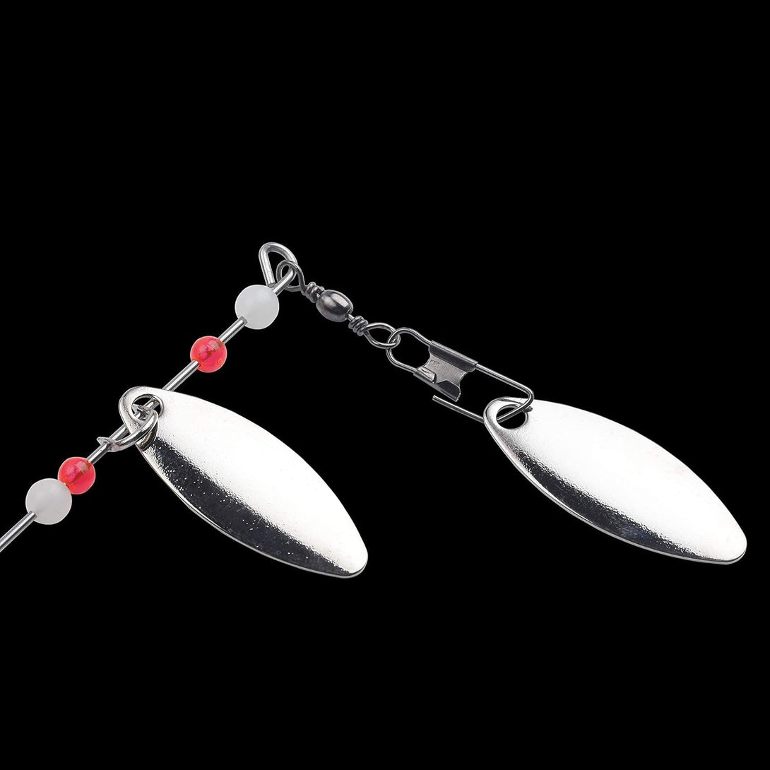 6 Pcs Fishing Lures Spinner Baits for Bass Fishing,Trout Salmon Hard Metal Spinnerbaits