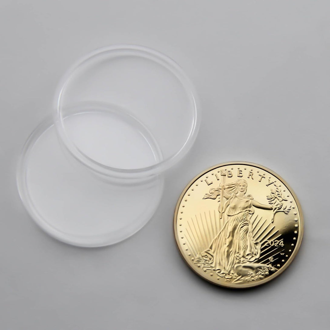 2024 U.S. Eagle the United States Statue of Liberty Gold Plated Coin 1 Oz Uncirculated Commemorative Coin