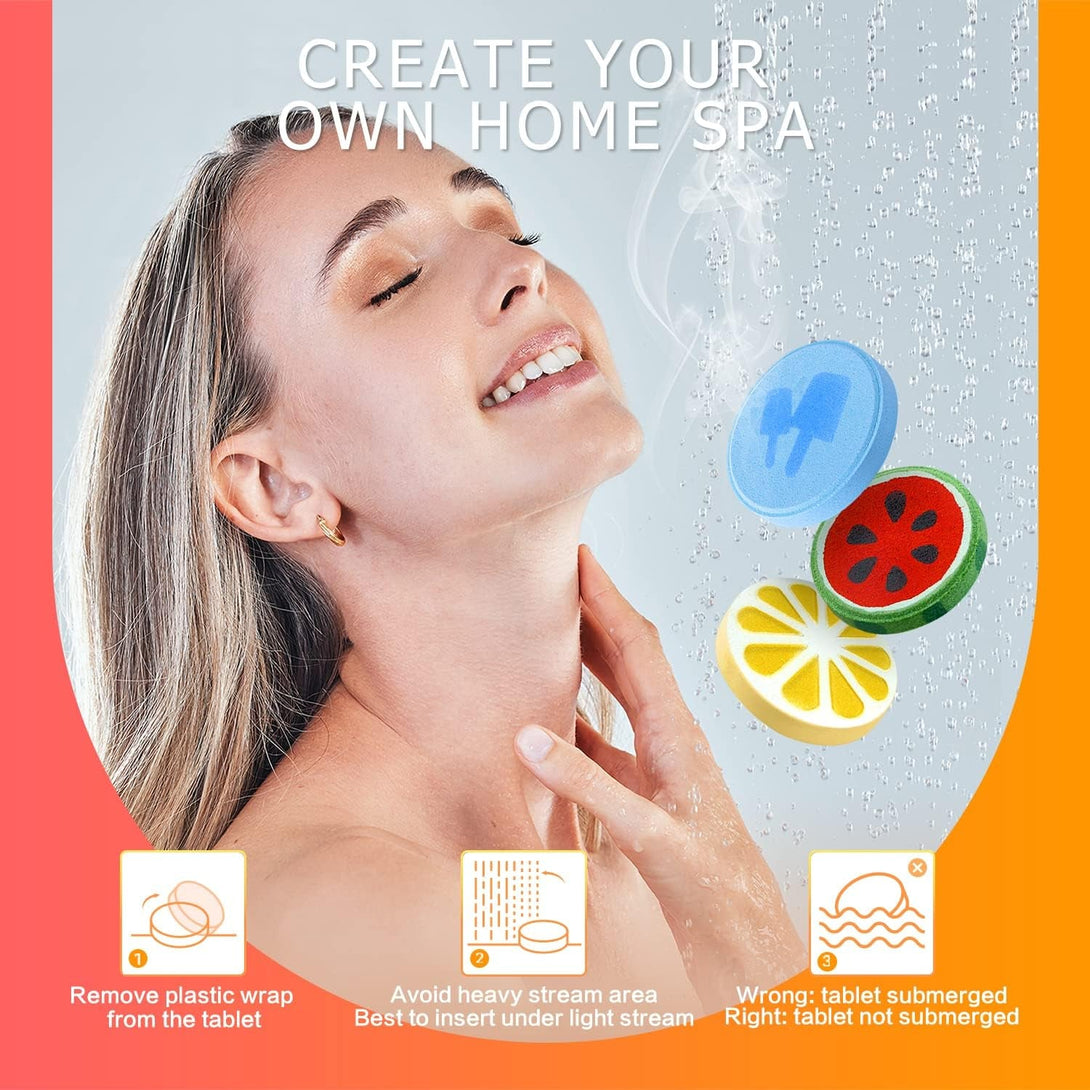 Aofmee Shower Steamers Aromatherapy - Pack of 8 Shower Bombs Gift Set, Shower Tablets with Essential Oils for Relaxation, Christmas Gifts Self Care Gifts Spa Gifts Birthday Gifts for Women and Men