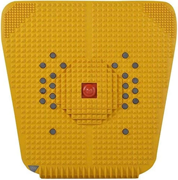 ALS Acupressure Blood Circulation Acupressure Power Mat with 24 Magnets – Foot Massager & Acupressure Plate (Yellow)