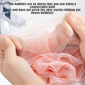 3 Pcs/50G Bath Shower Loofah,Loofah Sponge,Loofah Cloth,Shower Loofahs for Women, Men, Teenager(Pink Grey Lotus)