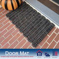Durable Corporation-400S2030 Dura-Rug Recycled Fabric Tire-Link Outdoor Entrance Mat, 20" X 30