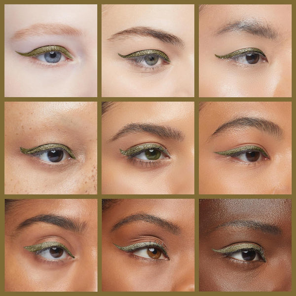 Julep When Pencil Met Gel Sharpenable Multi-Use Longwear Eyeliner Pencil - Golden Olive Shimmer - Transfer-Proof - High Performance Liner