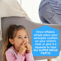 Laughing Smith Jumbo Sized 16 Inch Whoopee Cushion - Giant Whoopee Fart Toy for Kids - Makes Great Big Mega Woopie Fart Sounds - the Funniest Fart
