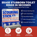 PUMIE Scouring Stick, Heavy Duty Extra Strong Pumice Cleaning Bar, Perfect Pumice Stone for Cleaning Tough Toilet Rings, Bathroom & Kitchen Stains