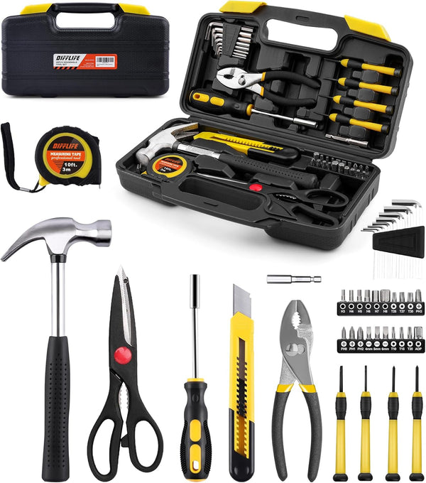 40-Piece Tool Set - General Household Hand Tool Kit with Plastic Toolbox Storage Caseâ€¦