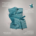 Ecotools Exfoliating Bath Net, Inspired by African Bath Net Sponge, Exfoliates & Cleanses Whole Body, Flexible & Reusable, Eco-Friendly Body