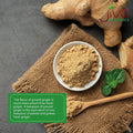 Jiva Organics Organic Ginger Root Powder 1 LB Jar - Gluten Free, Non-Gmo - for Cooking, Baking, Tea & More - Bulk Ginger Ground Dry