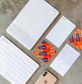 Notsu Weekly Habit Tracker Notepad | Goals Planner Pad and Self Care to Do List | 50 Tear off Pages, 8.5â X 5.5â