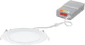 Juno LED Recessed Lights 6 Inch round Wafer Downlight, 5-In-1 Switchable White Color Temperature, 120 Volts, 6-Inch Ultra-Thin Flat Trim, Matte