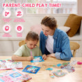 Klever Kits 16 Projects Gem Painting, Kids Diamond Gem Painting Kit with 5D Gem, Arts and Crafts for Girls Ages 6-12, Gem Craft Activities Kits,