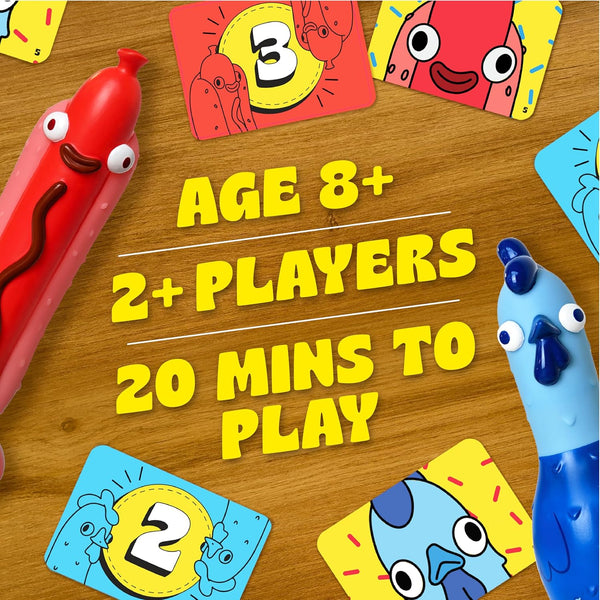 Big Potato Chicken Vs Hotdog: the Ultimate Challenge Party Game for Flipping-Fun Families, Board Game for Game Nights