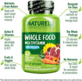 NATURELO Teen Multivitamin - Whole Food Multivitamin for Teenage Boys - Minerals Supplement for Active Kids - with Plant Extracts - Non-Gmo -