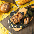 Tranqun 27 Pack Beeswax Wraps for Food Reusable Beeswax Assorted Bread Storage Wrap Fresh Food Keeper for Covering Dishes Sandwich Cheese Fruit